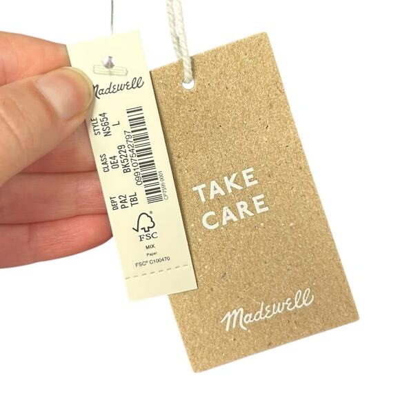 NWT Madewell True Black Merino Wool-Silk Blend Scoopneck Sweater Womens Large - Picture 4 of 8